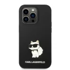 iPhone 14 Pro Max Karl Lagerfeld KLHCP14XSNCHBCK Liquid Silicone Choupette NFT tok fekete