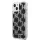iPhone 14 Karl Lagerfeld Monogram Liquid Glitter tok fekete (KLHCP14SLMNMK)
