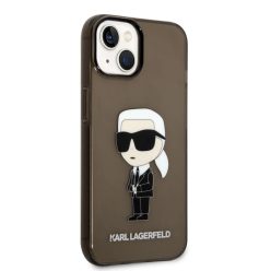   iPhone 14 Plus KLHCP14MHNIKTCK Karl Lagerfeld IML Ikonik NFT tok fekete