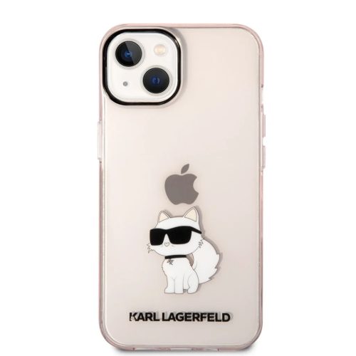 iPhone 14 Plus Karl Lagerfeld KLHCP14MHNCHTCP IML Choupette NFT tok rózsaszín