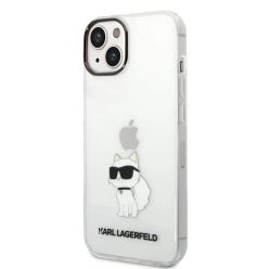   iPhone 14 Plus Karl Lagerfeld KLHCP14MHNCHTCT IML Choupette NFT tok átlátszó