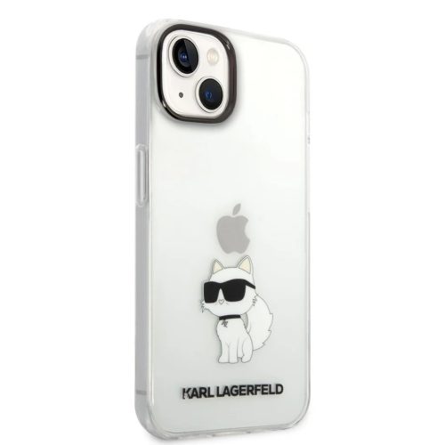 iPhone 14 Plus Karl Lagerfeld KLHCP14MHNCHTCT IML Choupette NFT tok átlátszó