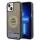 Karl Lagerfeld Liquid Glitter RSG tok iPhone 14 Plus - fekete