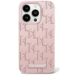 iPhone 16 Rózsaszín Karl Lagerfeld Hot Stamp Magsafe tok