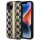 Karl Lagerfeld KLHCP14MPGKLSKW iPhone 14 Plus 6,7" keménytok barna / barna Monogram Csíkos tok