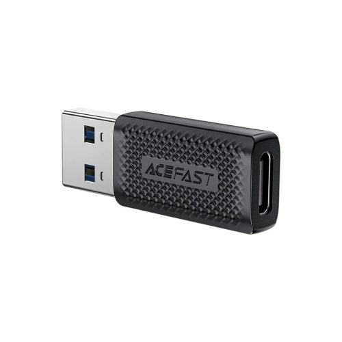 Acefast J2 USB-C 3.0 (Női) - USB-A 3.0 (Férfi) 5Gb/s Adapter - Fekete