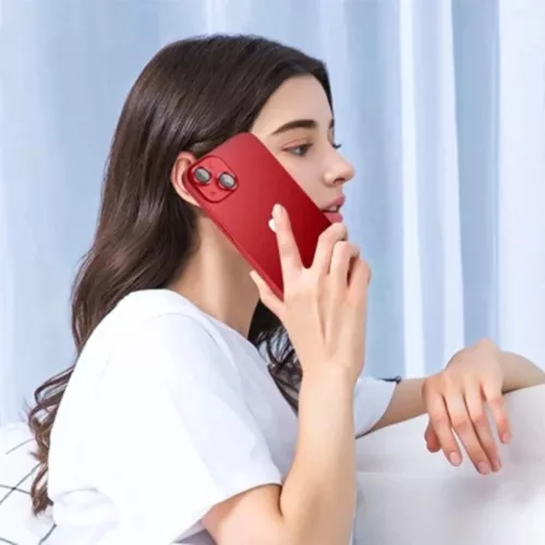 Lito - S+ Kameravédő Üveg - iPhone 14 / iPhone 14 Plus - Piros