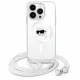 iPhone 16 6.1" átlátszó Crossbody IML Karl Head Magsafe Karl Lagerfeld KLHMP16SHCKHNT tok