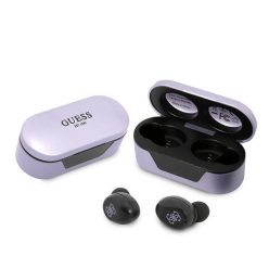   Guess GUTWST31EG TWS Bluetooth fejhallgató + töltőállomás lila/lila