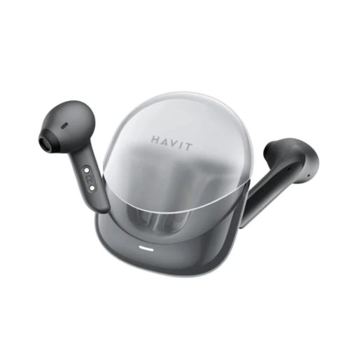 Havit Wireless Earbuds Modern Buds (TW947) - Játékhoz, mikrofonnal, Bluetooth 5.3, TWS, ENC, USB-C, 400mAh - Fekete