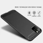 iPhone 11 Techsuit Carbon Silicone - Fekete tok