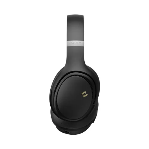 Havit Vezeték nélküli fejhallgató (H630BT Pro) - Bluetooth 5.3, ANC, Összecsukható, Hordozható, 500mAh, Type-C - Fekete