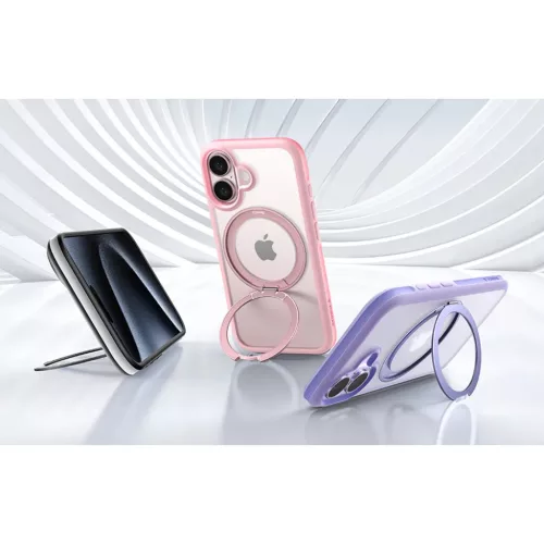 Etui Torras Ostand R Fusion tok iPhone 16 (Fekete)