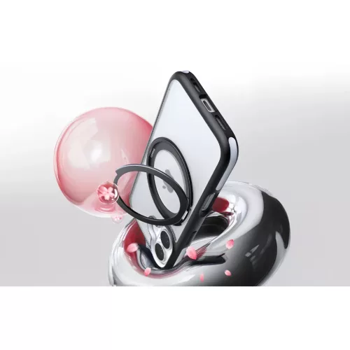 Etui Torras Ostand R Fusion tok iPhone 16 (Fekete)