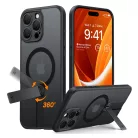 Torras - Pstand Spin - iPhone 16 Pro - Fekete tok