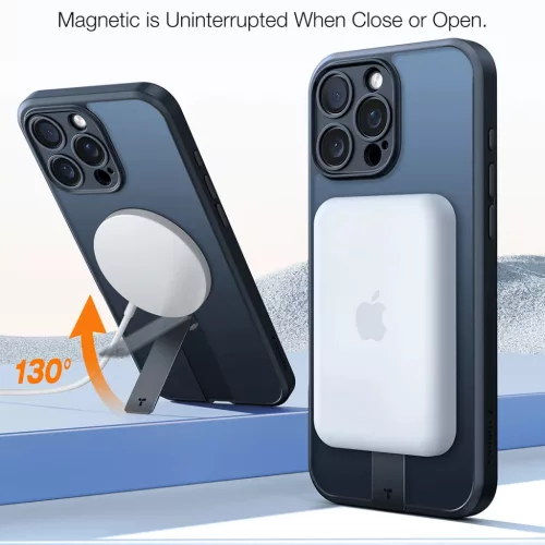 Torras - Pstand Spin - iPhone 16 Pro - Fekete tok