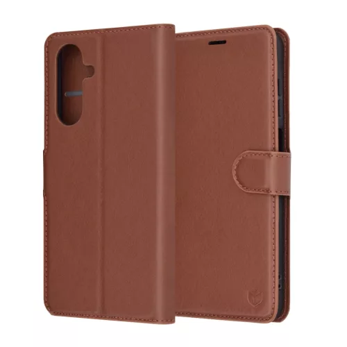 Techsuit - Bőr Tok - Samsung Galaxy A26 5G - Barna tok