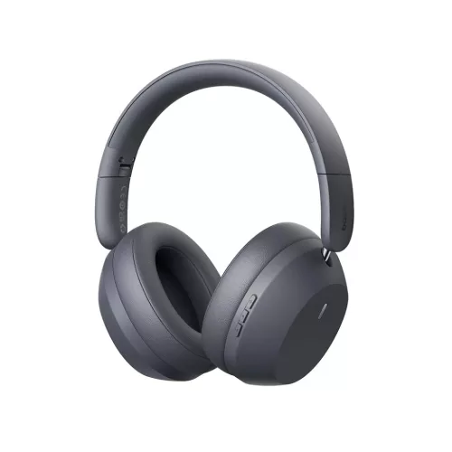 Baseus - Vezeték nélküli fejhallgató Bass 35 Max (A00070800821-00) - Fülre helyezhető, Bluetooth 5.3, Hangszigetelés, Összehajtható - Alkonyat Szürke