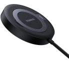 Baseus Simple Mini4 vezeték nélküli töltő, 15W, 1.67A, fekete
