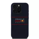 Red Bull Szilikon Vízszintes Logó MagSafe iPhone 16 Pro tok Sötétkék