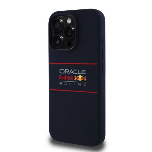 Red Bull Szilikon Vízszintes Logo MagSafe tok iPhone 15 Pro Max Navy