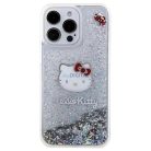 iPhone 15 Pro Max Hello Kitty Liquid Glitter Electroplating tok átlátszó