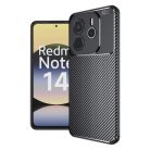 Techsuit - KarbonSzálas - Xiaomi Redmi Note 14 4G - Fekete tok