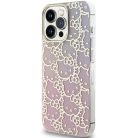 iPhone 15 Pro Max Hello Kitty IML Gradient Electrop Crowded Kitty Head tok - Pink