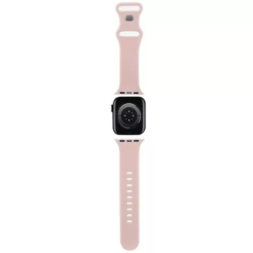 Apple Watch 38/40/41mm Hello Kitty Szilikon Tag Graffiti Szíj - Rózsaszín