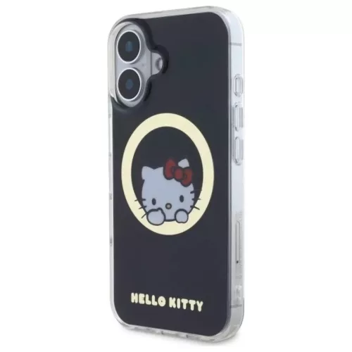 iPhone 16 fekete Hello Kitty IML Sweet Kitty Magsafe tok