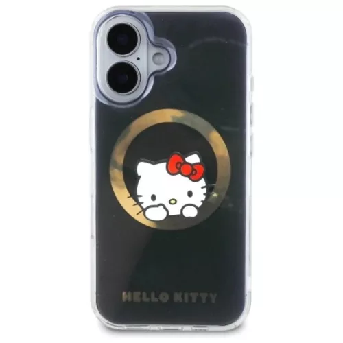 iPhone 16 fekete Hello Kitty IML Sweet Kitty Magsafe tok