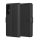 Techsuit - Bőr Tok - Samsung Galaxy S25 Edge - Fekete tok