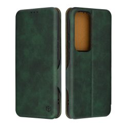   Techsuit - Biztonságos Tárca Plusz - Samsung Galaxy S25 Edge - Zöld tok