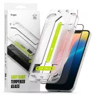 iPhone 16e/17e / 13 / 13 Pro / 14 Edzett üveg Ringke Easy Slide 2-csomag Átlátszó üvegfólia