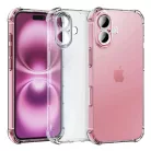 Techsuit - Ütésálló Átlátszó Szilikon - iPhone 16 - Átlátszó tok