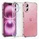Techsuit - Ütésálló Átlátszó Szilikon - iPhone 16 - Átlátszó tok