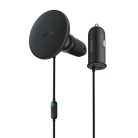 MagSafe 15W USB C 25W Baseus CW01 induktív autós töltő - fekete