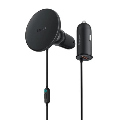 MagSafe 15W USB C 25W Baseus CW01 induktív autós töltő - fekete