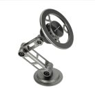 Techsuit - Prémium Autós Tartó TitanMagX (S14) - Műszerfalra/Asztalra, MagSafe Kompatibilis, 360°-os Forgatás, 3M Ragasztó - Szürke