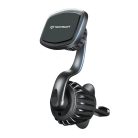 Techsuit - AirFix - Légbefúvóba rögzíthető autós tartó (S3) - fémlemezekkel, mágneses autós tartó N52, 360°-ban forgatható, univerzális - fekete