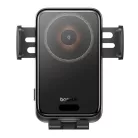 Baseus - Vezeték nélküli autós szellőzőrács tartó Wisdom Pro (C40381501123-00) - 15W, 360°, Automatikus tekercs igazítás, LED fény, 7.2 inch - Fekete