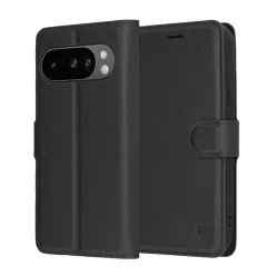 Bőrtok - Techsuit - Google Pixel 10 Pro XL - Fekete. tok