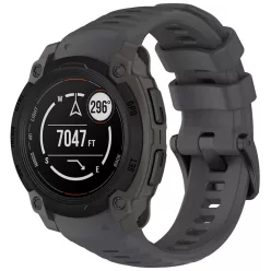   Techsuit - 22mm óraszíj (W076) - Garmin Instinct E 40mm - Szürke