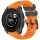 Techsuit - 22 mm-es óraszíj (W076) - Garmin Instinct E 40 mm - Narancssárga