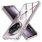 Honor Magic7 Lite / X9c Techsuit Ütésálló Átlátszó Szilikon MagSafe tok - Átlátszó