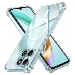   Techsuit - Ütésálló Átlátszó Szilikon MagSafe - Honor X6b - Átlátszó tok