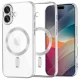 iPhone 17 Ezüst Techsuit Luxury Crystal MagSafe tok