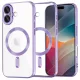iPhone 17 Light Purple Techsuit - Luxury Crystal MagSafe tok