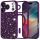 iPhone 17 Pro Max Techsuit Luxury Glitter MagSafe - Deep Purple tok