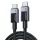USB-C 2.0 -ról USB-C 2.0-ra Ugreen L524 PD 3A 3m kábel (szürke)